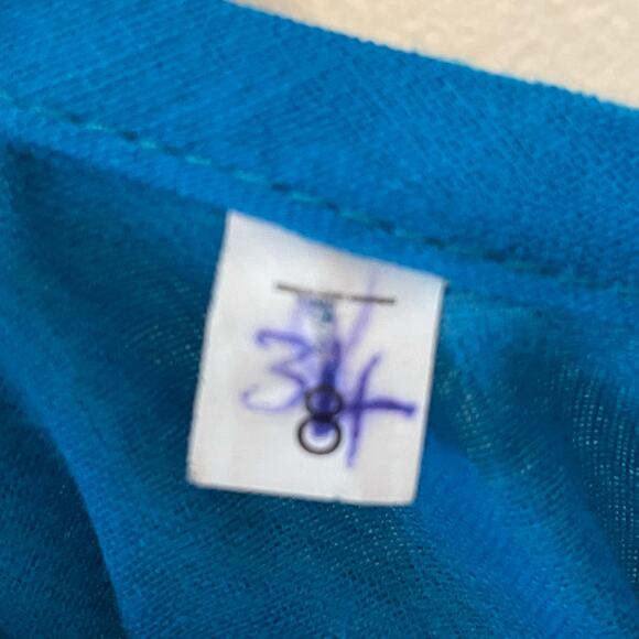 Indian Kaftan 8 short sleeve blouse traditional formal metallic crystal green - Picture 4 of 7